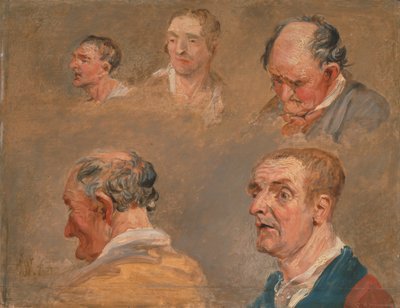Studies of Jacky Turner and the Reverend Charles Hopes Gardener by James Ward